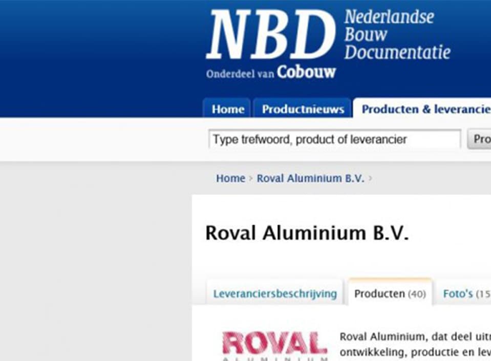 Aluminium producten en toepassingen op NBD-online