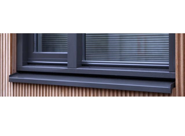 Aluminium detaillering zorgt voor goede afwatering