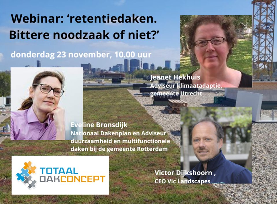 Webinar: Retentiedaken. Bittere noodzaak of niet