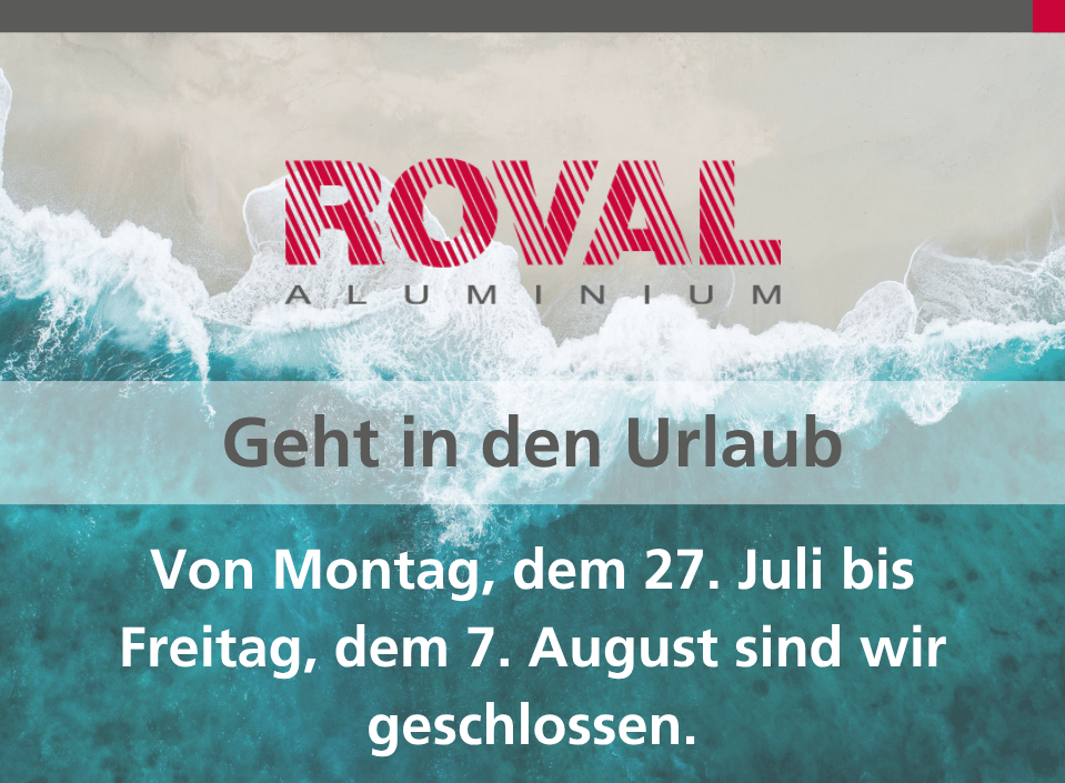 Betriebsferien Sommerurlaub